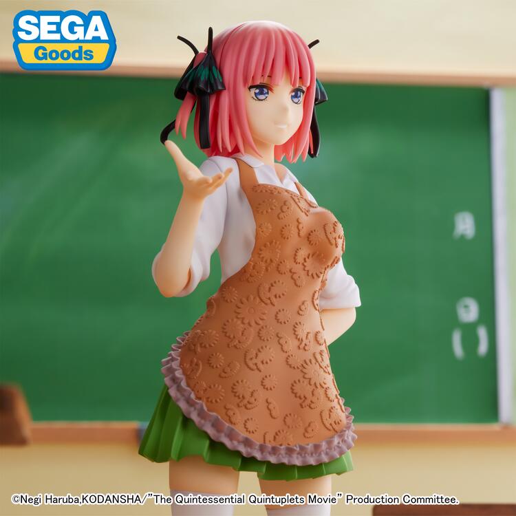 ElMundoShiro's tweet photo. La empresa #SEGAPrize anunció el lanzamiento de una #Figura de la línea #SPMFigure basada en el personaje #NinoNakano de la franquicia "Gotoubun no Hanayome", la cual será añadida como premio distintas maquinas recreativas a partir del mes de Septiembre. #五等分の花嫁. https://t.co/w4DqPulXby
