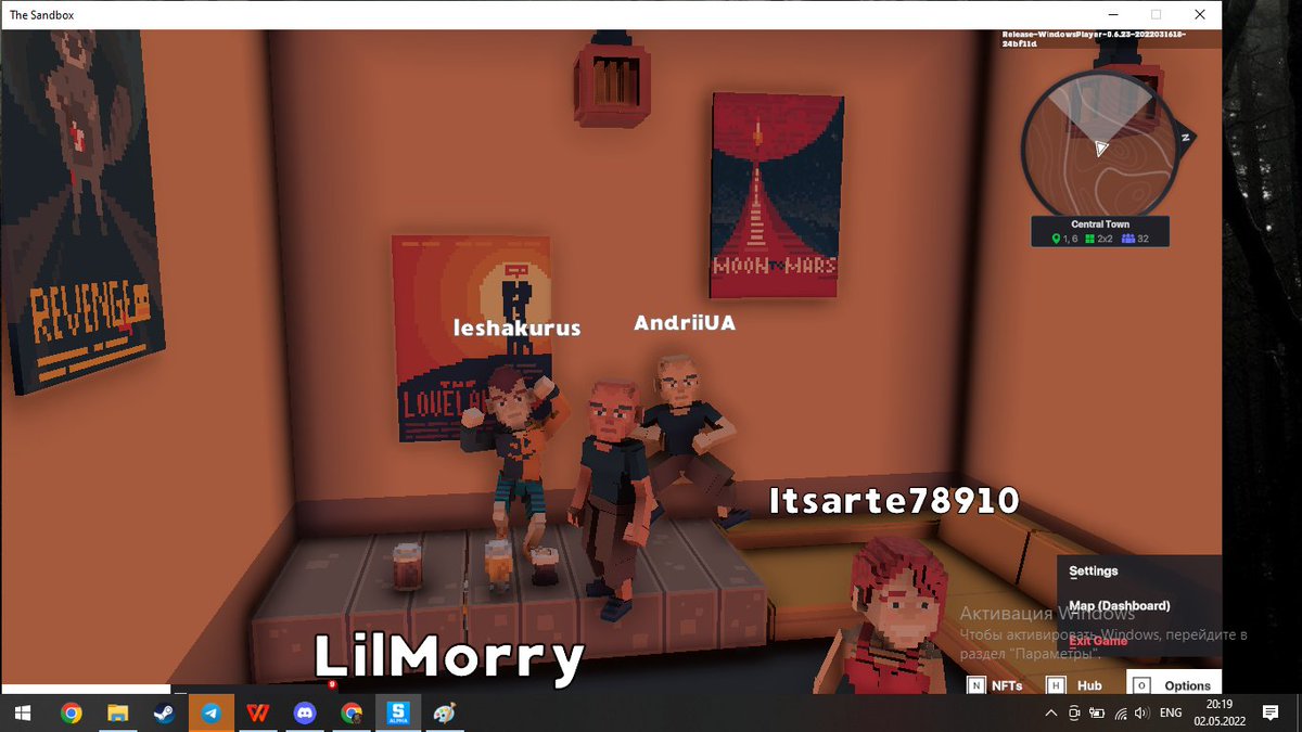 #TheSandboxGame #Sandbox 
@jajix89 <a href="/TarasBendyuha/">Bendyuha Taras (✸,✸) "base.eth"</a> <a href="/Nightcliff7178/">Kristi</a>