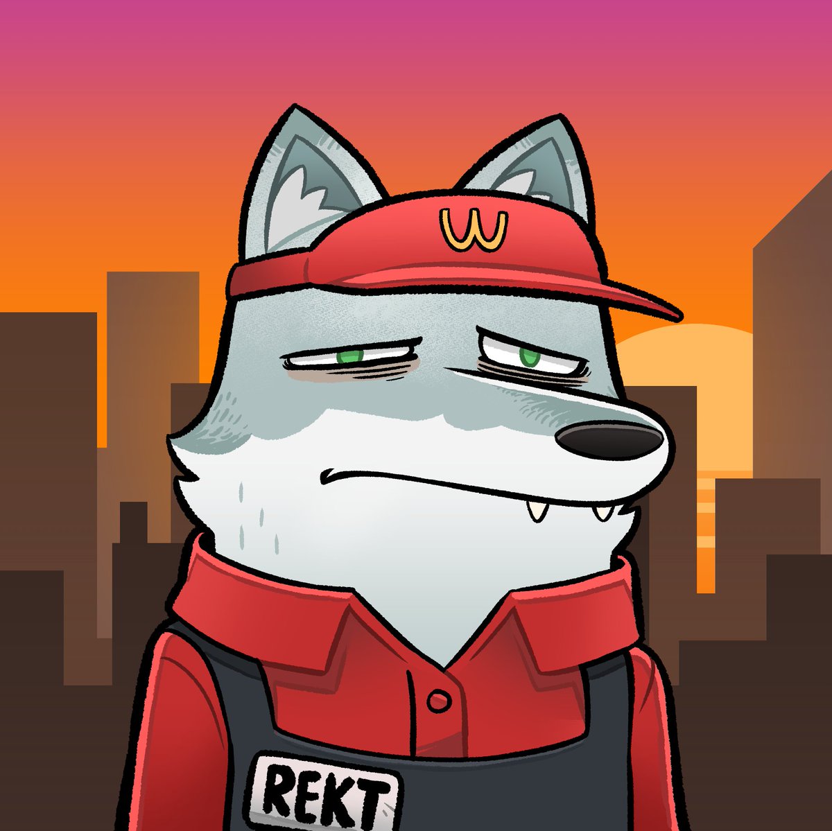 KarnageVal's tweet photo. @RatKingNFT Rekt wolf, but they are more than just a PFP nft. https://t.co/aN1SZWqMND