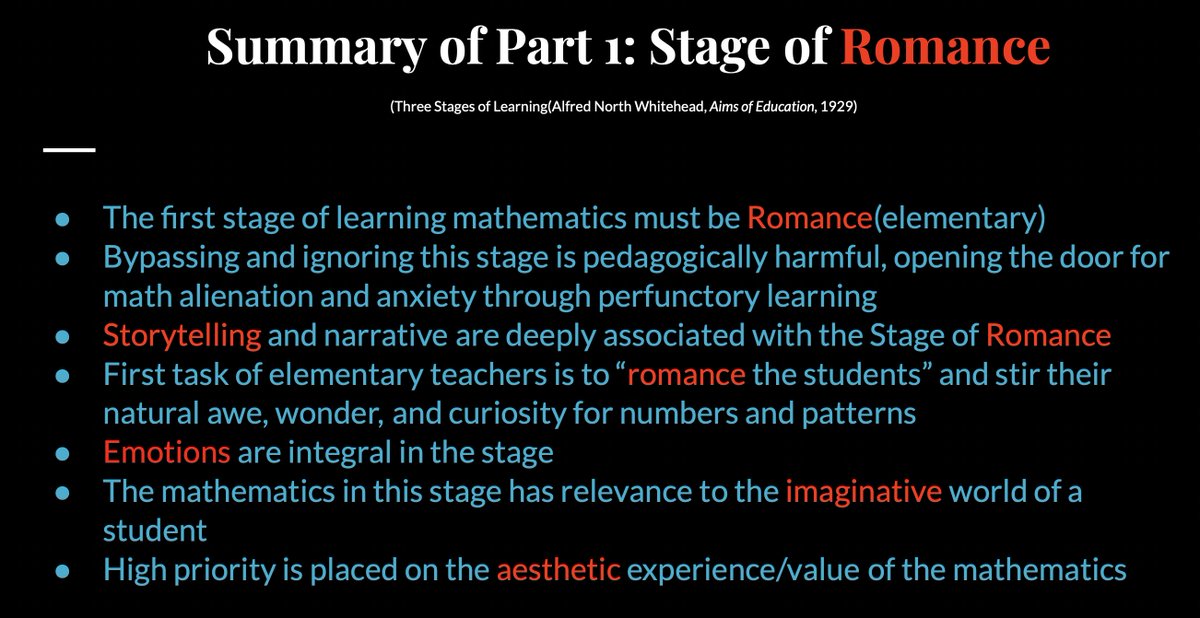 Mathgarden's tweet photo. This is a slide of the summary of my first session I did 2 weeks ago with @PeelSchools. We have ignored this stage for 90 years. https://t.co/5bpIa5cB7j