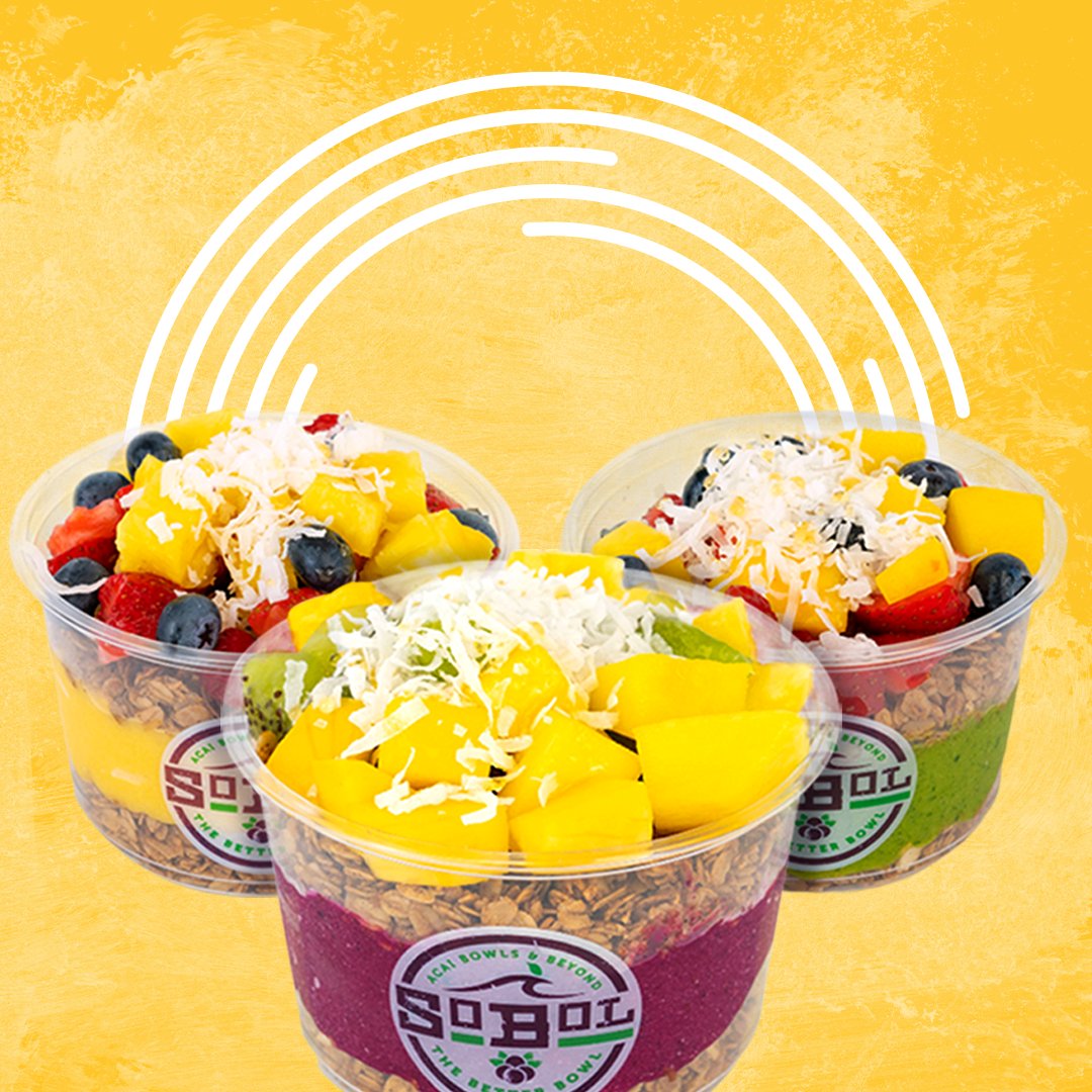 🍍NEW CLIENT! 🍓 MGH is proud to be teamed up with SoBol, a growing national chain serving Açaí Bowls and more. Over the coming year, we’ll be supporting digital and social advertising efforts, in addition to new brand creative.