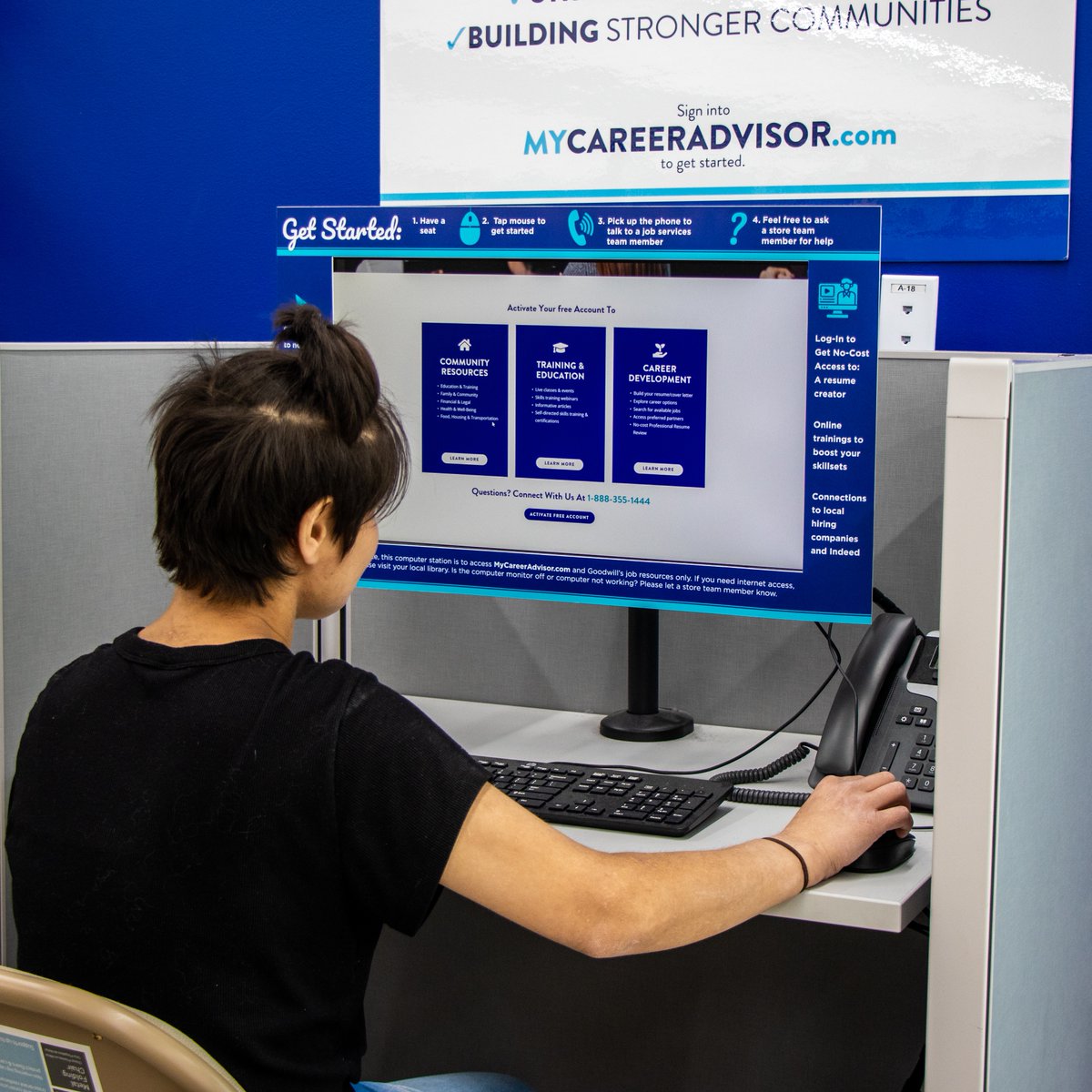 Did you know? You can access no-cost career services via My Career Advisor kiosks (at select GIMV locations), or at mycareeradvisor.com #goodwill #MissionMonday