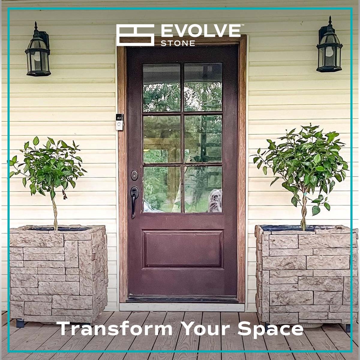 We love how these planters from Lisa Watson, Southern Yankee DIY, turned out. We enjoy seeing Evolve Stone in action on great projects like this! #EvolveStone #FauxStone #Planters

Style: Capital Sky
Color: Morning Aspen