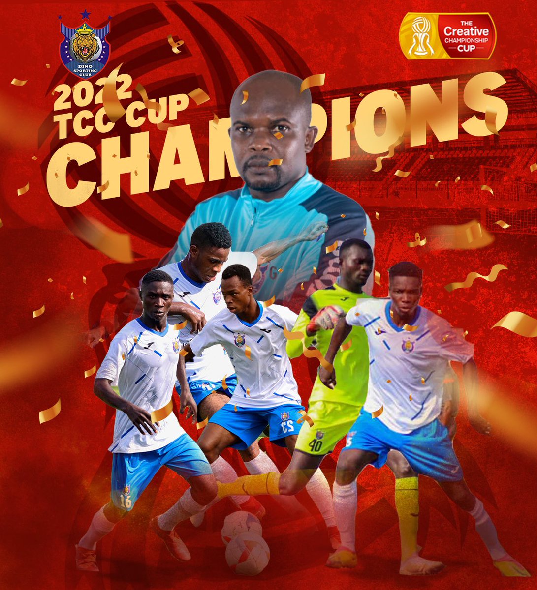 Kindwale101's tweet photo. @dinosportingcl1 are champions of the #TCCCup22 after defeating Beyond Limits 2-1 in the final.
Solid organization by the @TCC_League board.
Congratulations, Dino. https://t.co/7NfgnBIU0W