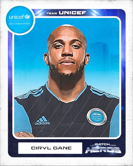 🆙⚽ Pour le #MatchDesHéros, <a href="/ciryl_gane/">Ciryl Gane</a> jouera en défense dans la #TeamUNICEF ! 🤩
RDV le mardi 10 mai au <a href="/GroupamaStadium/">Groupama Stadium</a> à #Lyon avec <a href="/OL/">Olympique Lyonnais</a> @OLfondation
Billetterie ▶ bit.ly/3Jz7AMP
#PourChaqueEnfant