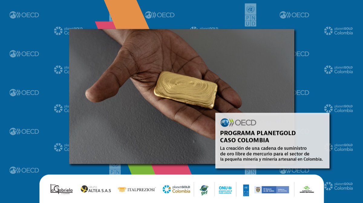 planetGOLD_org's tweet photo. ¡El programa planetGOLD Colombia de PNUD presente en el Foro de la OCDE sobre Cadenas de Suministro de Minerales Responsables 2022! 

📌 Fecha: miércoles, 4 de mayo
⏰ Hora: 10:00 a.m. - 11:30 a.m. (Hora Colombia)

Inscríbete aquí ➡️ https://t.co/qV2hOL6xW5 https://t.co/4xjQSNh4Qv