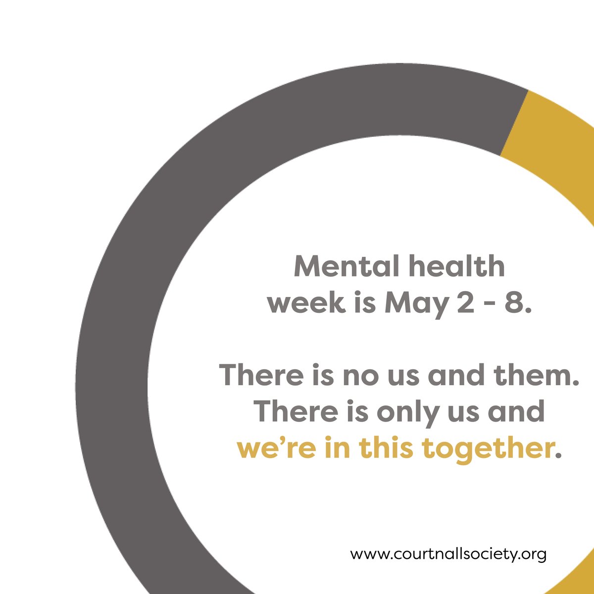 Courtnall Society for Mental Health tweet media