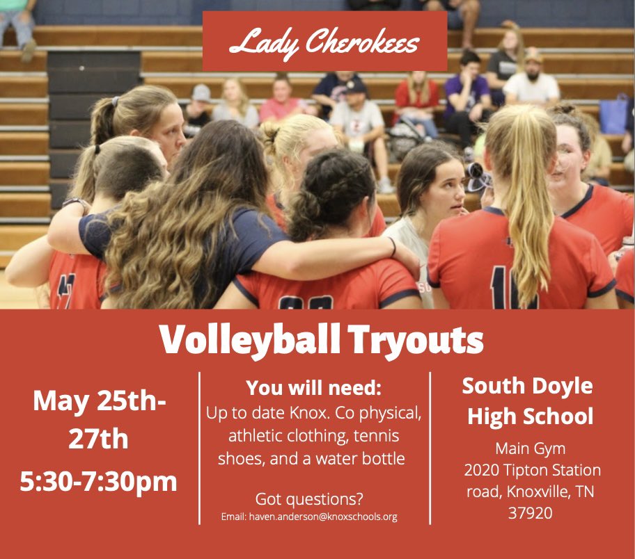 Calling all upcoming freshmen and current SDHS students!!❤️💙 

Open gyms for current high school students start this week as well!
Every Thursday 4-5:30pm until tryouts!