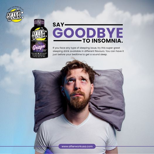 AfterworkUsa's tweet image. Say goodbye to insomnia.
A drink you won’t regret!
Get this sleep solution now or visit our website &amp;gt; afterworkusa.com
#sleepshots #goodsleepfast #sleep #afterworkusa #sleepingpills #sleepbetter #sleepfast #comingsoon #health #healthylife #supplements #supplement #Diet
