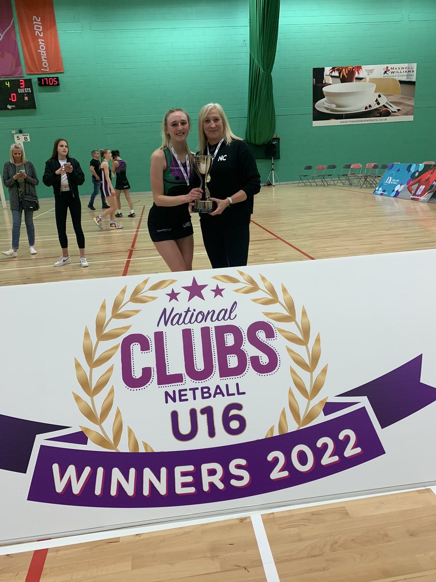 So proud of hollie and her bury netball u16 team… National finals Winners !!!! Best in the country.. so proud of her and her team. <a href="/YWCABuryNC/">YWCA Bury NC</a>