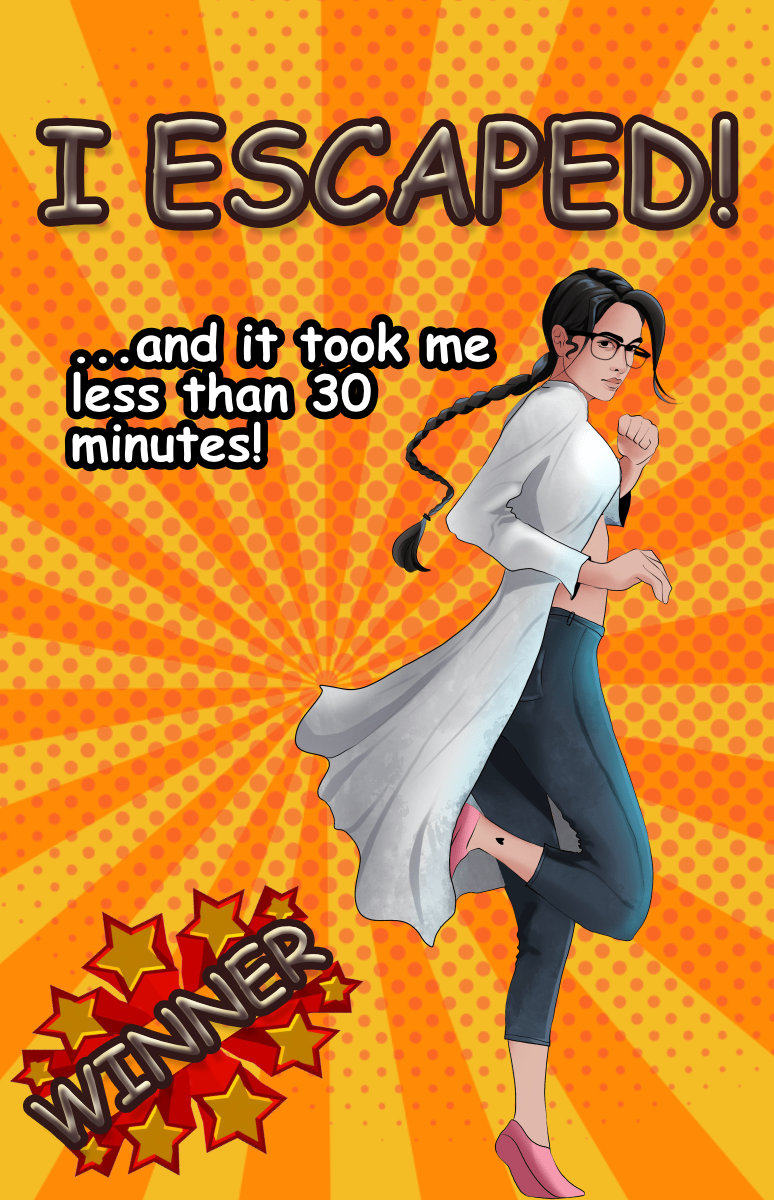 I can't wait to see the results of this game - which one will you be?
Will you Escape The Lab?
#escaperoom