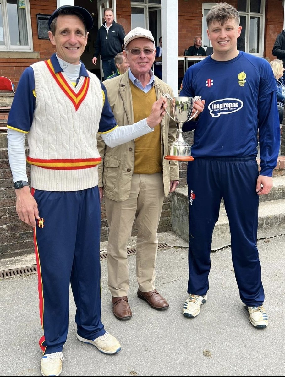 Chesterfield_CC's tweet photo. Game TIED vs @MCCOfficial 

What a brilliant game! With the scores tied at 123 and 1 ball remaining, a direct hit ensured a tied game. Cricket was the winner!

A billiant day thoroughly enjoyed by all. Thank you to the MCC for a great day. https://t.co/JiQaUmqR49