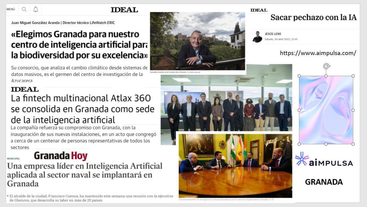 #aiMPULSA el ecosistema granadino de inteligencia artificial ha tenido un dim de semana cargado de excelentes noticias.