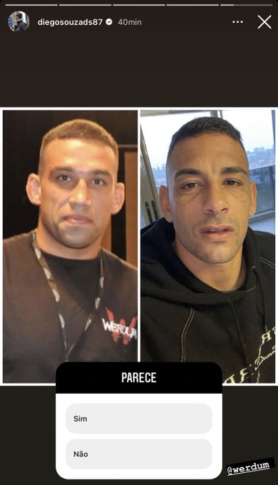 Parece? Torcedor confundi Diego Souza com lutador do UFC