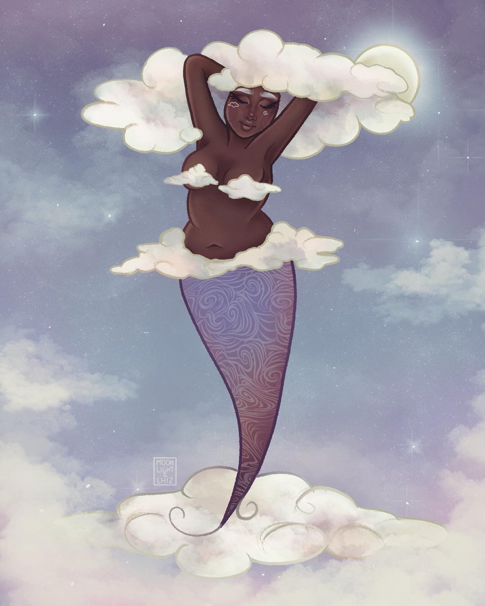 ☁️• Happy Mermay • ☁️🧜🏾‍♀️