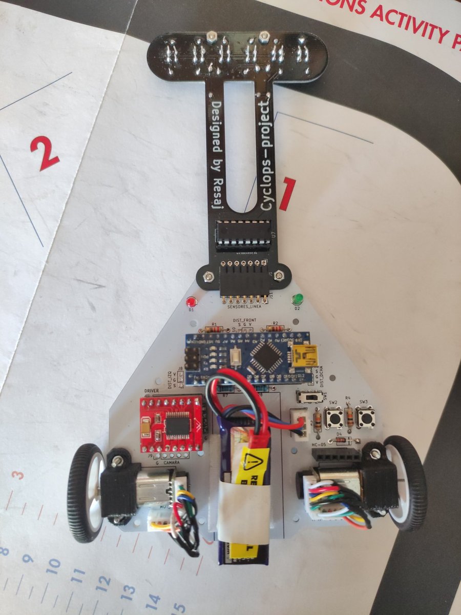 pedroruizf's tweet photo. Velocista del proyecto cyclops del ies Pedro soto de rojas reparado para @fantecmalaga @clubroboticagra @aptandalucia @RedAnd_Robotica https://t.co/7MQhWgQOsu