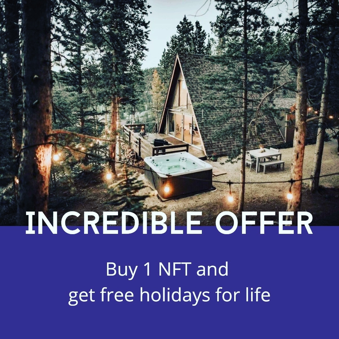 Breaking News.

If you buy one NFT, you will get free vacation for life in South America in a Ecolodge. 

Are you getting excited?

We are.... A huge project is taking place this year and you could be part of it.
#NFTs #opensea #NFTCommumity #holiday #trip #USA #Brasil #France