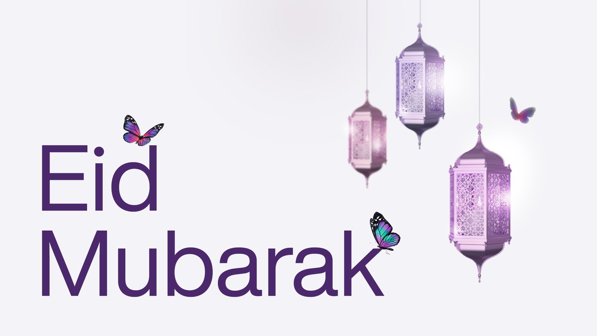 To our friends and family celebrating Eid, we’re sending wishes of good health and happy days. 🦋