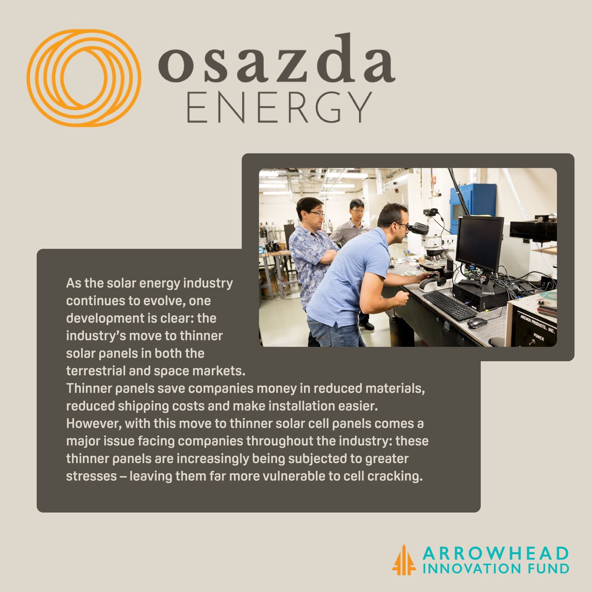 As a solar energy industry evolves, Osazda Energy evolves with it. 

Learn more at: osazda.com

#energy #solarenergy #efficiency #entrepreneurship #Innovation