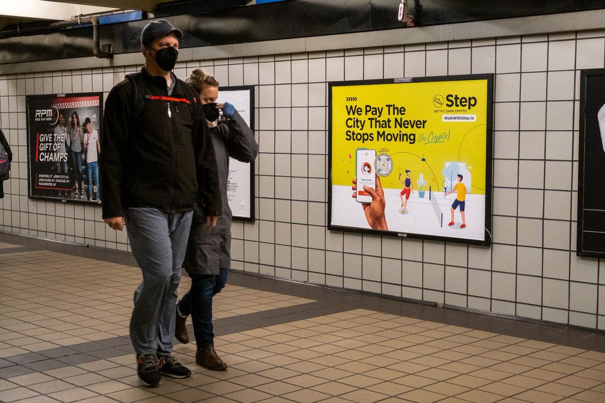 WalkWithSTEP's tweet photo. Live in NewYork City subway stations!😎😎😎
#STEP #NYC https://t.co/Ne0Bj8umOy