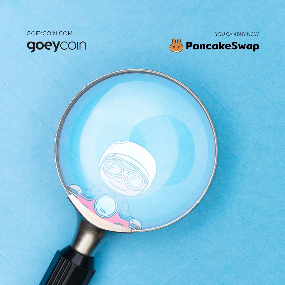 Do you know what you can find on PancakeSwap?

Yes, #Goeycoin! 

Will you miss this opportunity? Run to pancakeswap.finance

And learn more about #Goeycoin at goeycoin.com 

#utilitytoken #cryptocurrency #gocrypto #tokenomics #technology