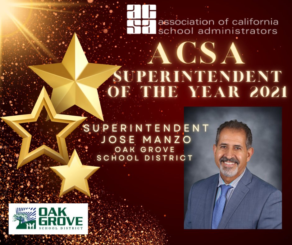 OakGroveSD's tweet photo. Congratulations to @OakGroveSD Superintendent Manzo for being honored as ACSA Region 8's Superintendent of the Year 2022! Congratulations! 

@jmanzo19 @ACSARegion8 #acsaregion8 @ACSA_info #superintendentoftheyear #superintendentsrock #WeAreOGSD #advancingOGSD https://t.co/4UfrEIA0fb