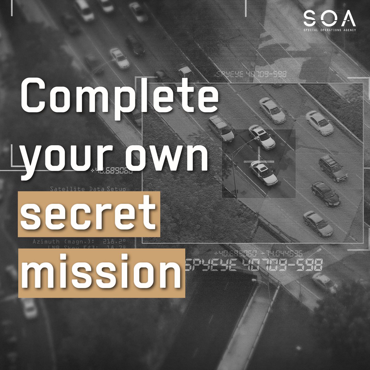 SpecialOpAgent's tweet photo. 𝐓𝐡𝐞 𝐜𝐥𝐨𝐜𝐤 𝐢𝐬 𝐭𝐢𝐜𝐤𝐢𝐧𝐠 ⏰

Take on a mission like no other and build essential life skills in a high-octane, exclusive world and make the impossible, possible. https://t.co/oah18UdziV
