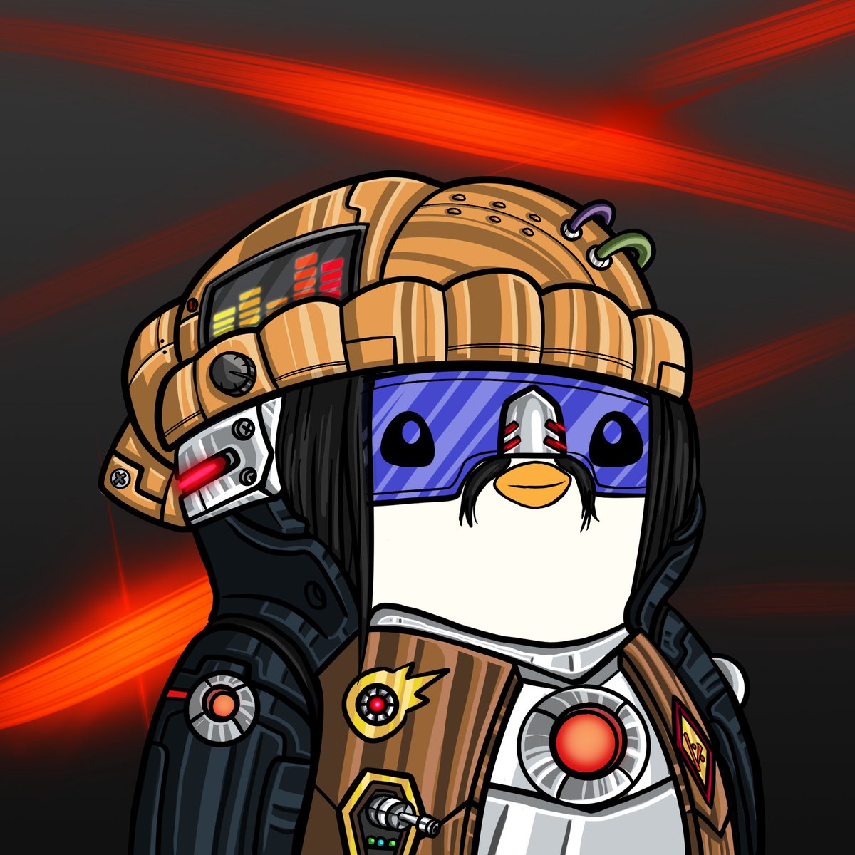 Let's get more people to know the <a href="/Mecha_Penguins/">Mecha Penguins - Pudgy Pilots</a> with a giveaway!

✅ RT this tweet
✅ Tell us what you love about <a href="/pudgypenguins/">Pudgy Penguins</a> and Mechas!
✅ Mention someone for an extra chance on another Mecha!

Btw if <a href="/steveaoki/">Steve Aoki</a> doesn't claim his this week, this 1/1 goes in the giveaway!
