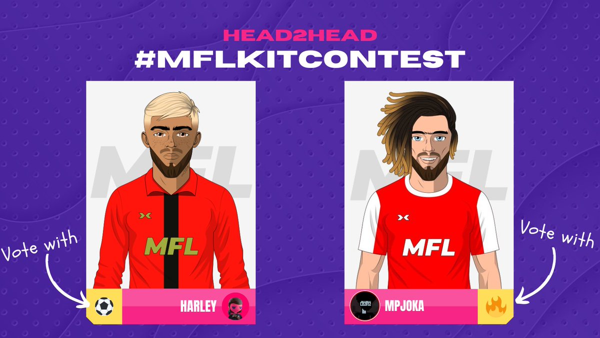playMFL's tweet photo. 2nd part of our Favorite player contest 🔥🎁
The 4 finalists are :
@HarleyishHarley
@LoneStarSmoker
@MrVain_2k
@MPJoka
Vote for your favorite player & kit design on Discord: https://t.co/otjEF12sSG
#MFLKITCONTEST https://t.co/IypHmGvYj3
