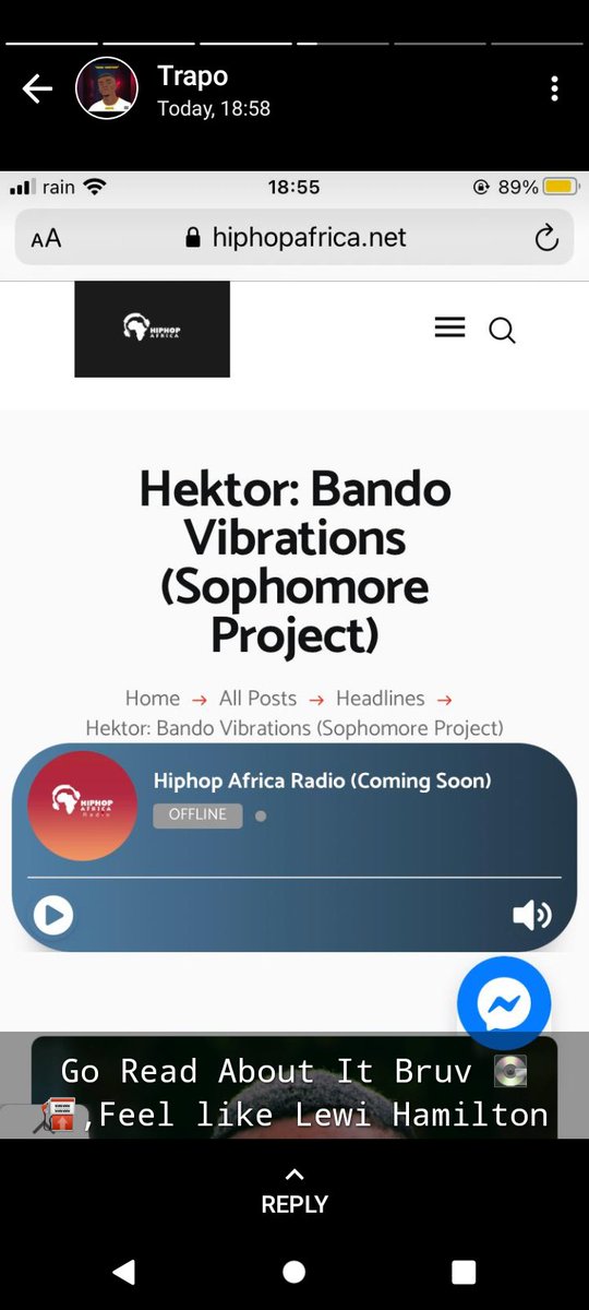 Sk_on_disOne's tweet photo. 🔥🔥🔥🔥🔥🔥 #BandoVibrations made it on @Hiphopafricaa shad out!!!!! we see the love https://t.co/cB28Tbbx3s https://t.co/4P7FvcsMto