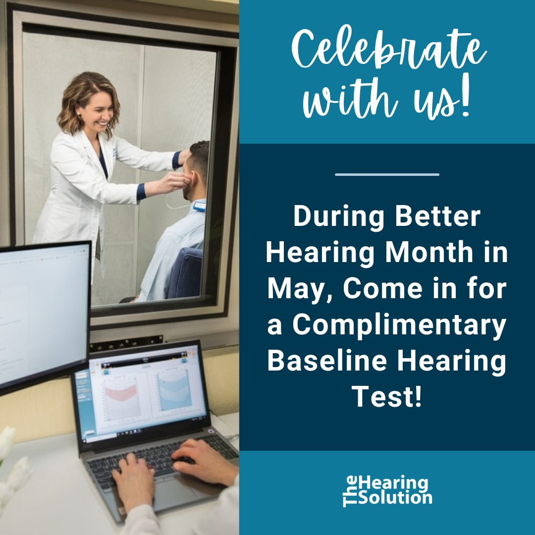 Welcome to Better Hearing Month in May! 🥳

Now offering complimentary baseline hearing tests for the month of May! Call (916) 646-2471 to schedule an appt.

#betterhearingmonth #baselinehearingtest #hearinglosstest #hearinglosstestsacramento #audiologistsacramento