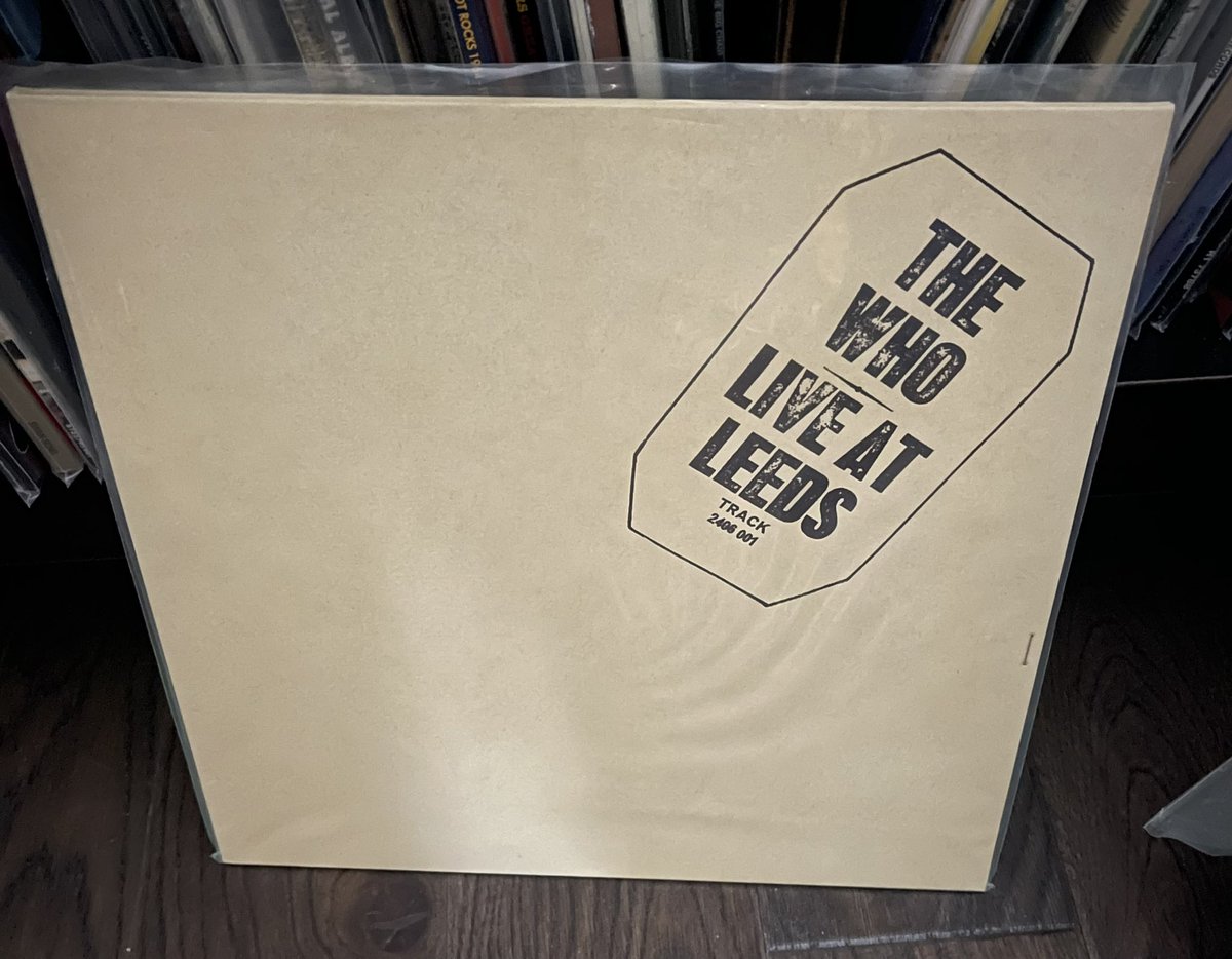 Enjoying some time with an album guaranteed to shake off the Monday cobwebs. Cranked. #TheWho #vinyl