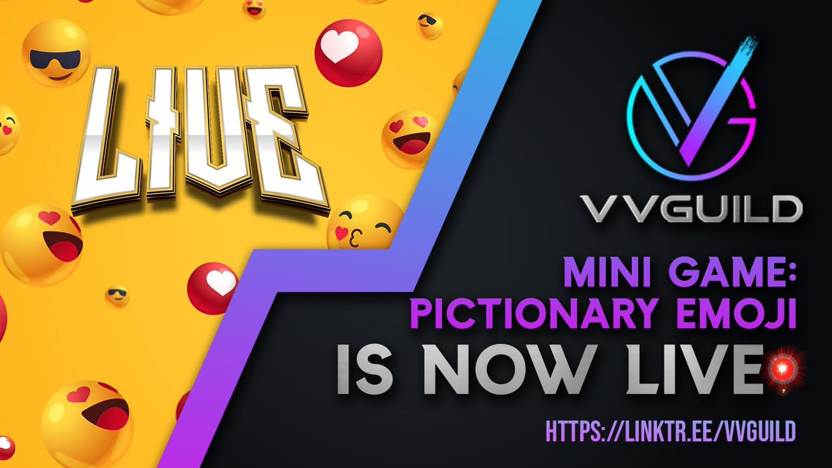 VVGuildOfficial's tweet photo. 📣 Pictionary Emoji is NOW LIVE 📣

Day 8: 🧢🙎🏼‍♂️💪🏻🛡🇺🇸

🔍Guess the movie corresponding to the emojis. Submit your answers on Telegram or on Discord > Mini Games > Pictionary channel 💯

Join us! Let the guessing begin! 🤩🎉

⚡️https://t.co/FoZpKRbGEK

#VVGuild #VVG #GameGuild https://t.co/AToUBqQtUB