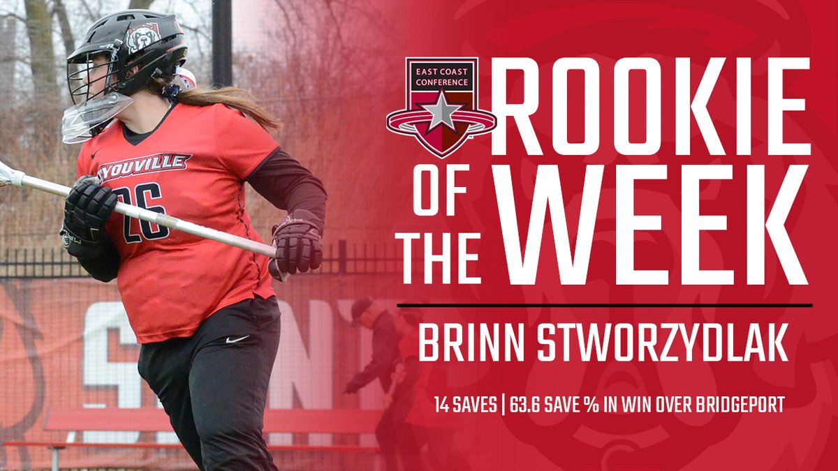 ECCSports's tweet photo. ECC Women's Lacrosse Rookie of the Week - Brinn Stworzydlak, @dyouvillesaints 

https://t.co/2eGpZFTnYe https://t.co/ZP1z69mv8V