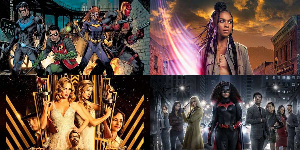 CWshows's tweet photo. Only two of 'Naomi', 'Legends Of Tomorrow', 'Batwoman', and 'Gotham Knights' were expected to be picked up for the 2022/2023 season, with Legends and Batwoman being cancelled, #Naomi will likely be renewed and #GothamKnights picked up to series. https://t.co/KUu6os5FIo