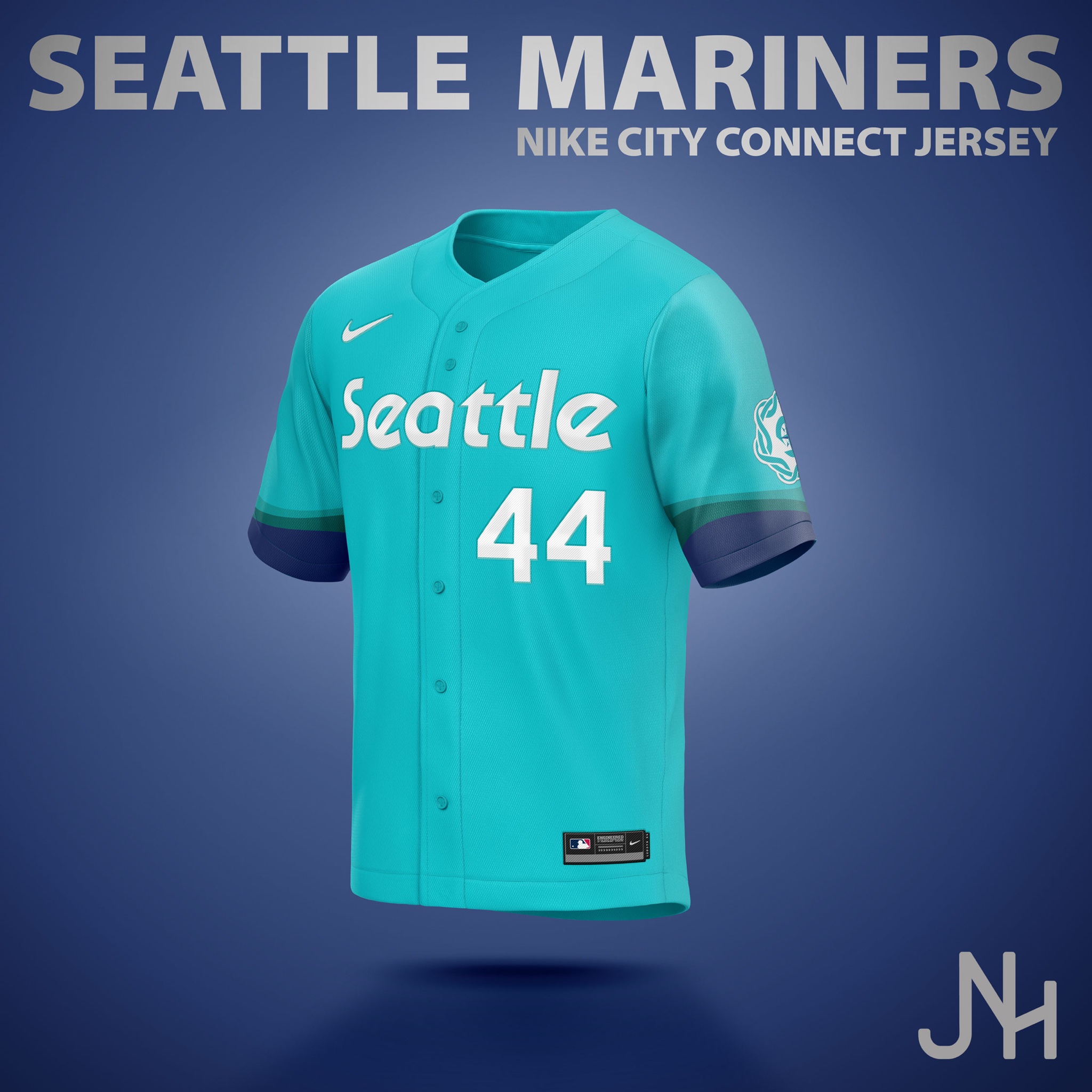 Jonah Henderson - Seattle Mariners City Connect Uniform Concept