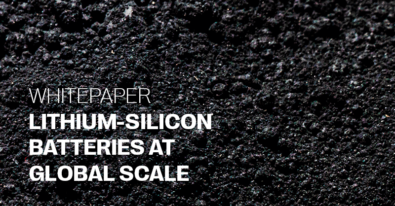 Group14Tech's tweet photo. Our latest whitepaper explores why it is more critical than ever that we transition from dated &amp; supply chain squeezed graphite-powered li-ion batteries to silicon-powered lithium-silicon batteries made with scalable domestic manufacturing practices. 🔋⚡ https://t.co/peqOhwq6RE https://t.co/fMvHPBumGt