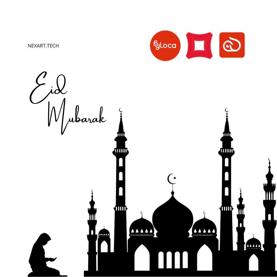 nexarttech's tweet photo. Here’s wishing you and your family peace, harmony, happiness, good health and prosperity on the auspicious occasion of Eid. Eid Mubarak to you and everyone at home. 

#eid #mubarak #eidmubarak #2022 #nexart #hyloca #litebox #software #team #wishes https://t.co/0xfEo1a6Hp