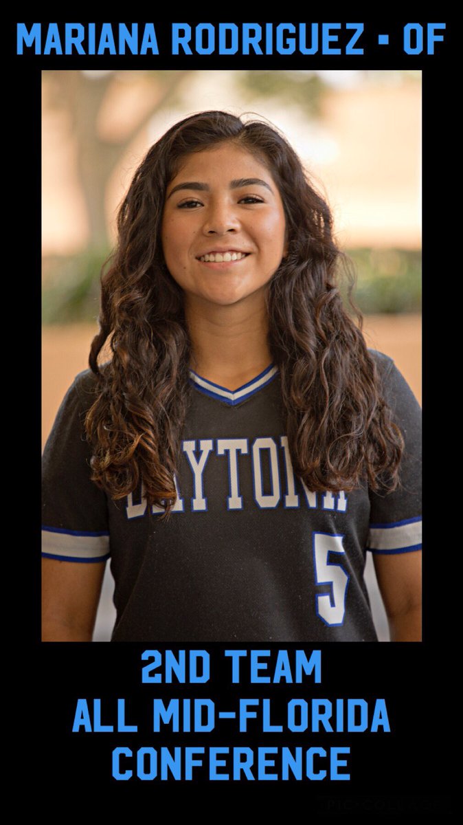 Congrats to Mariana on being named an All Mid-FL Conference selection!