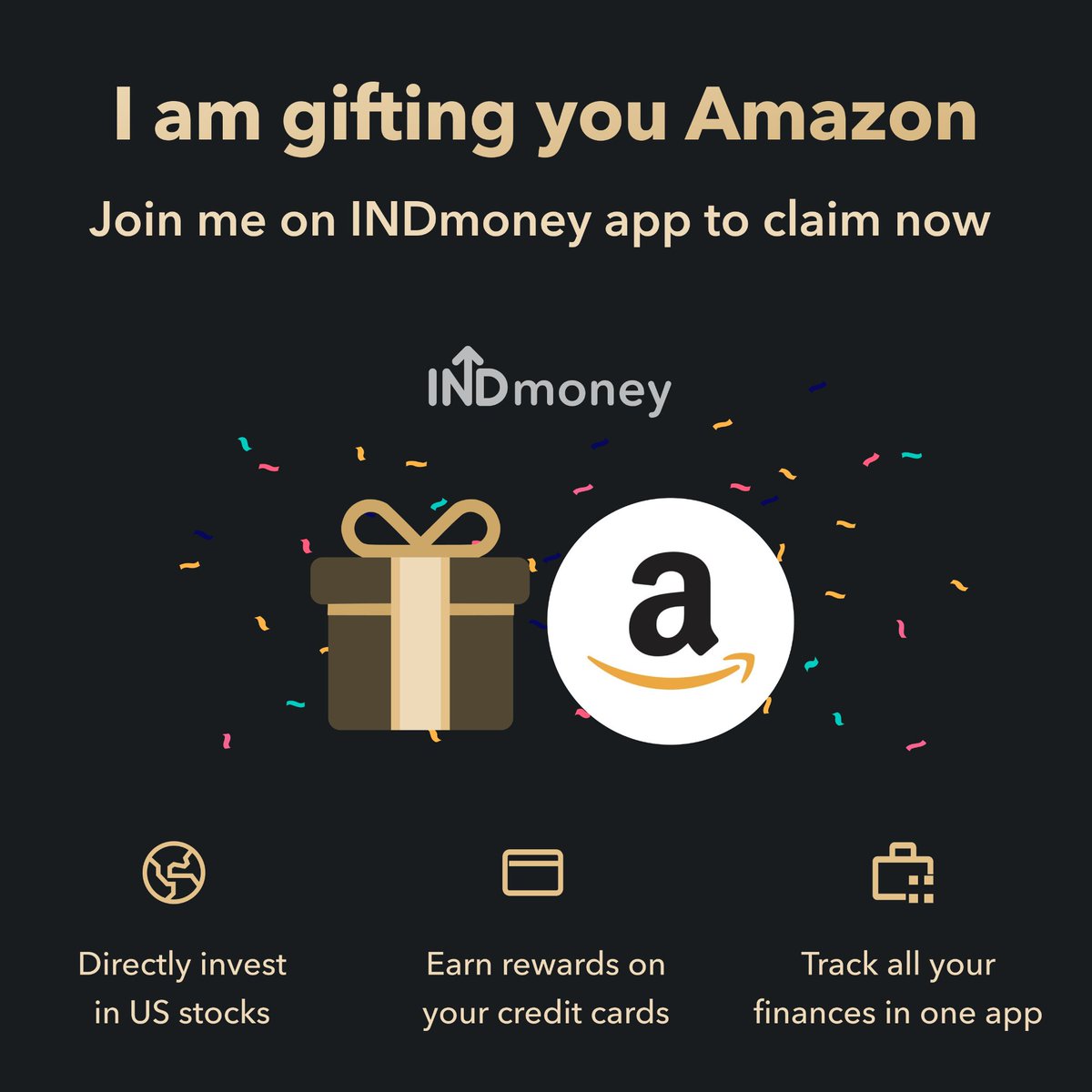 Do you know that Amazon share has become 3X in the last 5 years? I am gifting you Amazon stock worth ₹750. Enter my code NLH4OQJ2AMZ while signing up on INDmoney 🥳
Click to claim today 👉🏼 indmoney.onelink.me/RmHC/mfv2dk89