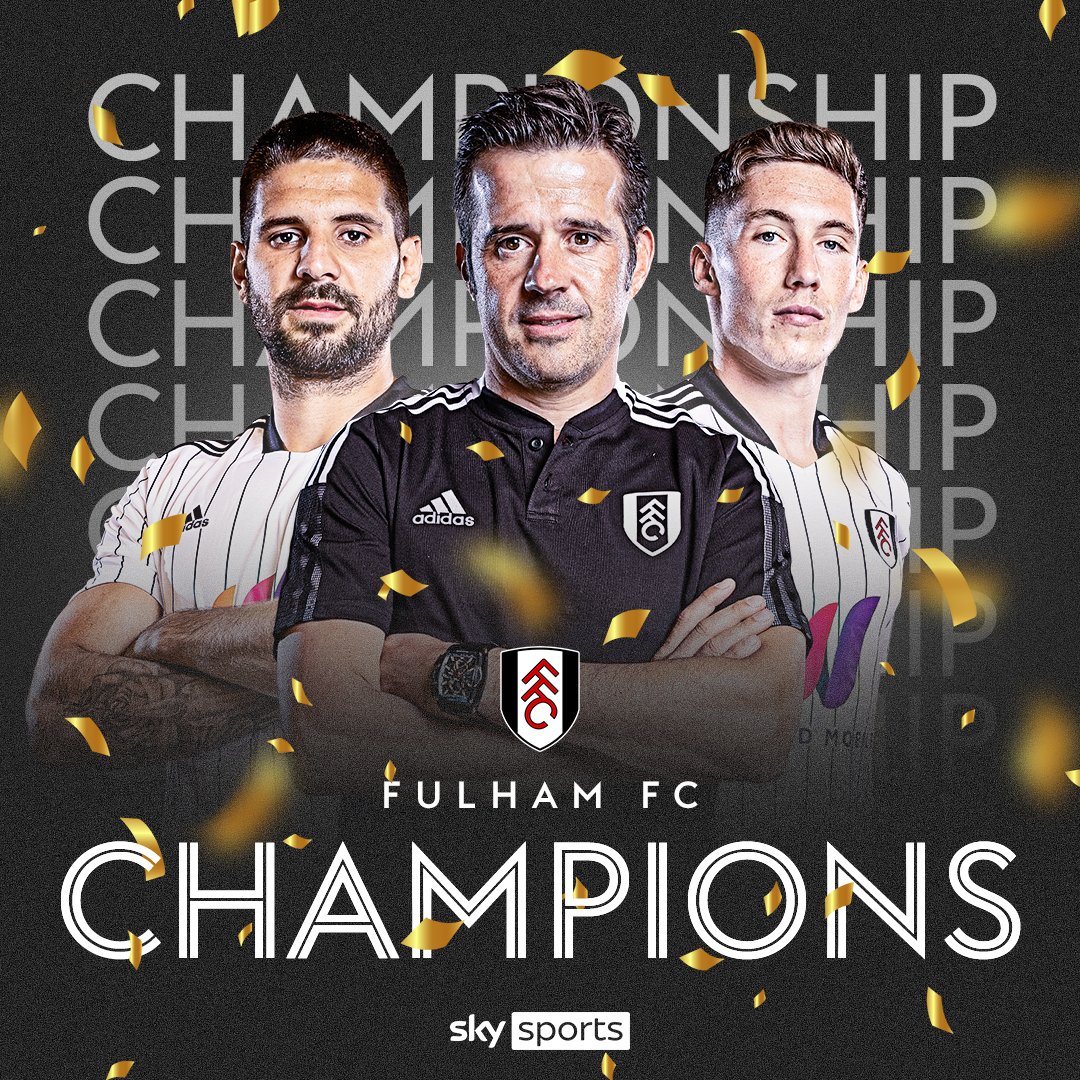 Fulham are the 2021/22 Championship champions! 🏆