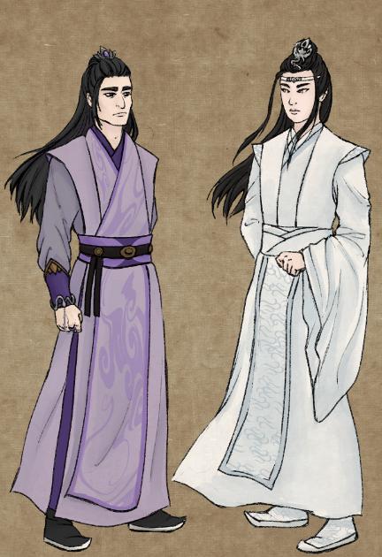catfoxnest's tweet photo. #zhancheng #JiangCheng #LanWangji #MulberryScrolls
Jiang Cheng and Lan Wangji sprites from our upcoming vn. Hanguang-jun is with his trusty guqin. SLJ is with his trusty clenched fist.
These two.
Zhancheng root is the true root pass it on
https://t.co/le9xWUsqwn https://t.co/fKMrFfZmCV