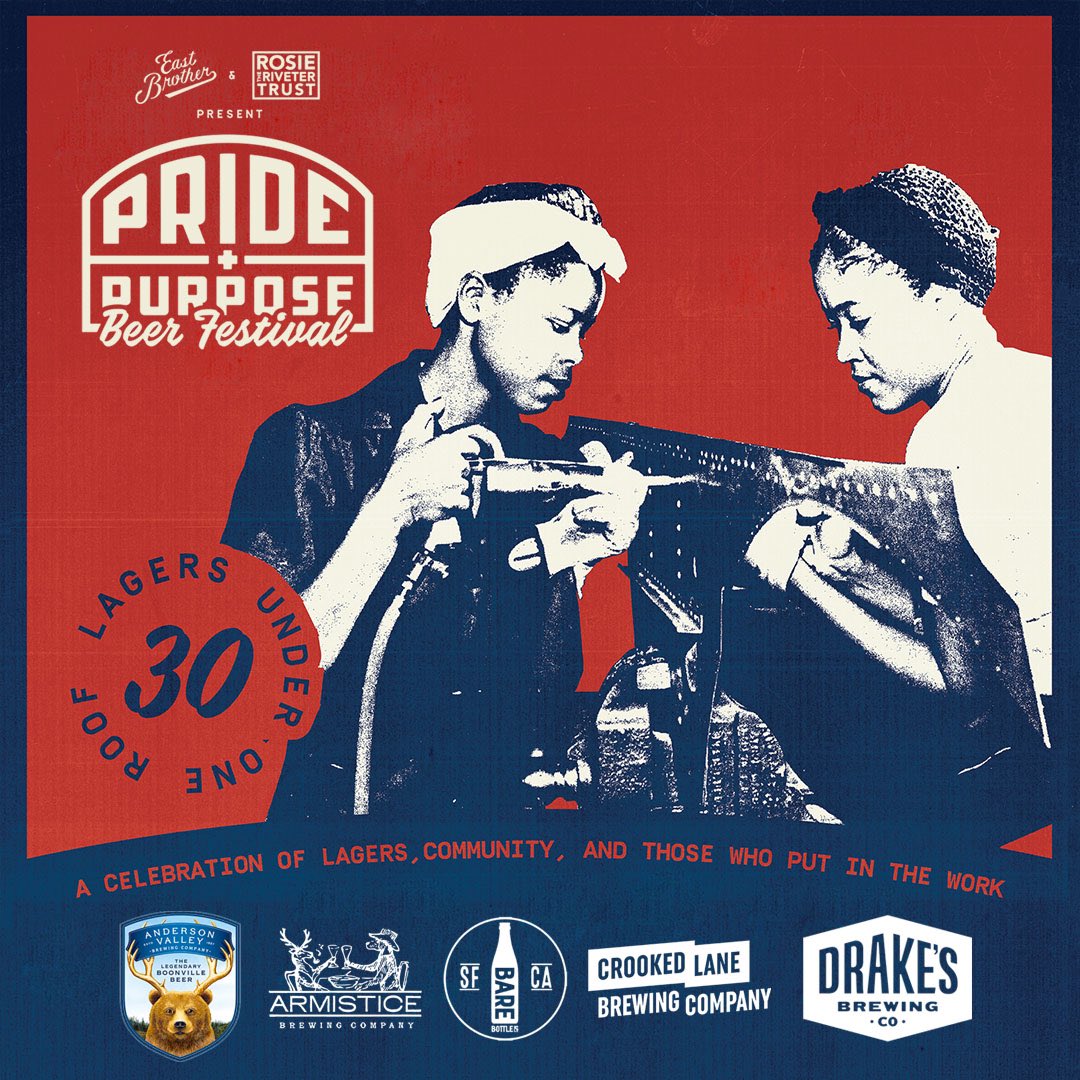 Have you gotten your Pride + Purpose Beer festival tickets yet? Grab your tickets and enjoy over 30+ lagers from some of NorCal’s most iconic breweries.

Get your tickets: 
eventbrite.com/e/pride-purpos…