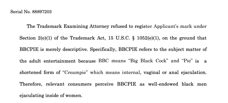 marcorandazza's tweet photo. I think the TTAB got this one wrong.  

@TTABlog,  other trademark lawyers what do you think? https://t.co/lEj1k76NEh