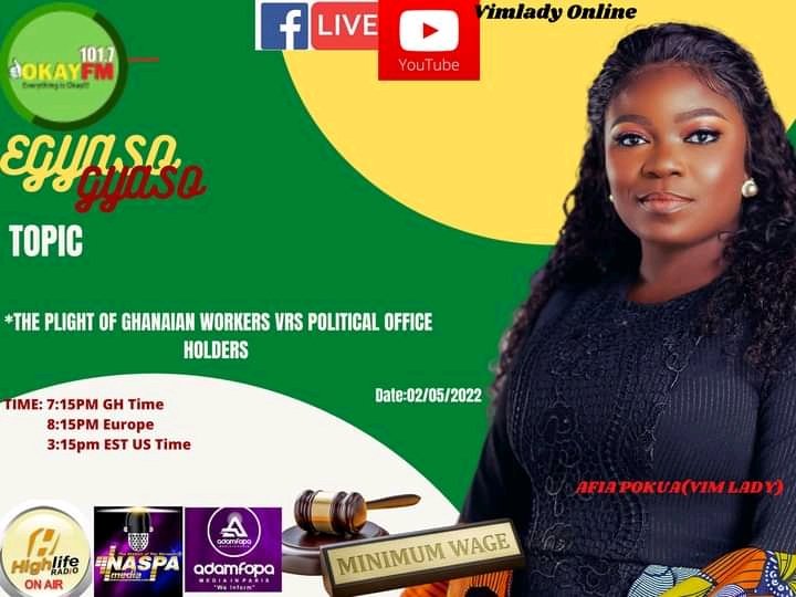 _FocusAfrica's tweet photo. An interesting comments after Afia Pokuaa - VIM Lady poster his flyer ''Gyaso Gyaso''.

#TheEshow https://t.co/cIxKWUW6VN