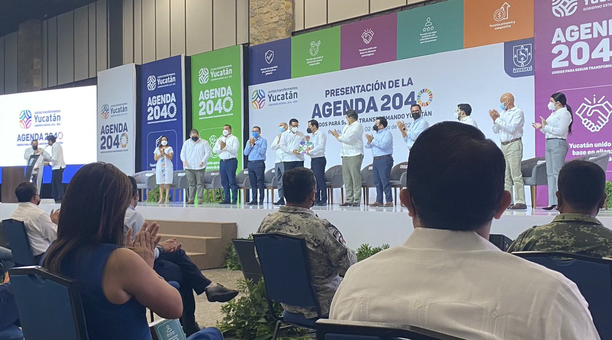 EdgardoMD74's tweet image. Participe en la presentación de la Agenda 2040 @GobYucatan @Seplan_yucatan @Jorgeaviles2522 la cual será hoja de ruta para el Estado , #CanainmaSureste participó en las mesas de diálogo con la sociedad civil en su conjunto.
Buen ejercicio para #Yucatan y nosotros sus ciudadanos