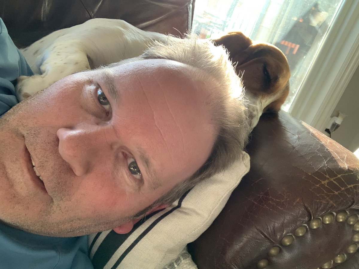 MrsLucy21's tweet photo. Nap time!  Daddy’s hair needs some work https://t.co/Aw8iqnRJ0f