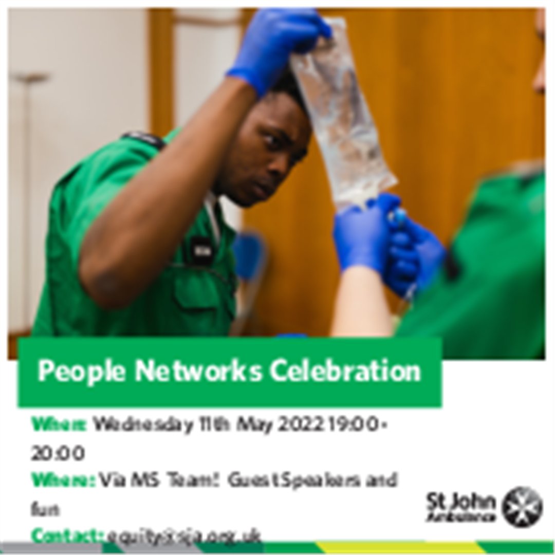 leejenksmb1's tweet photo. Alert!! #StJohnPeople Join us to celebrate and learn more about our #PeopleNetworks on #StaffNetworksDay email the team for a link #Inclusion #EDI #Networks #mySJAday #Diversity https://t.co/I60YBeCDiL
