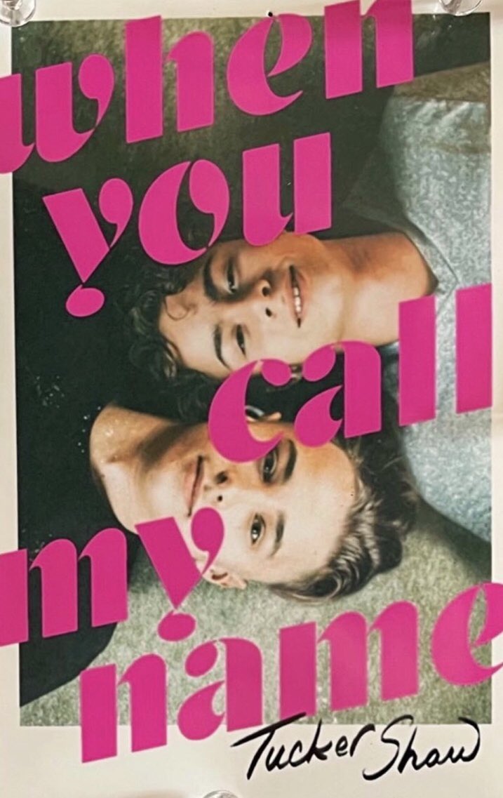 I have a book coming out tomorrow. Writing it was the most emotionally challenging creative experience of my (long, and getting longer) life. I gave it everything I’ve got. I hope you’ll seek it out. It’s called WHEN YOU CALL MY NAME.