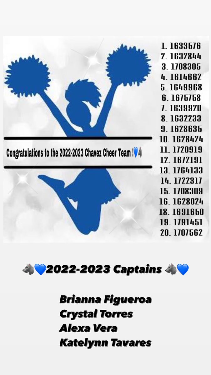 CONGRATULATIONS to the new 22-23 cheer team and our new captains!💙